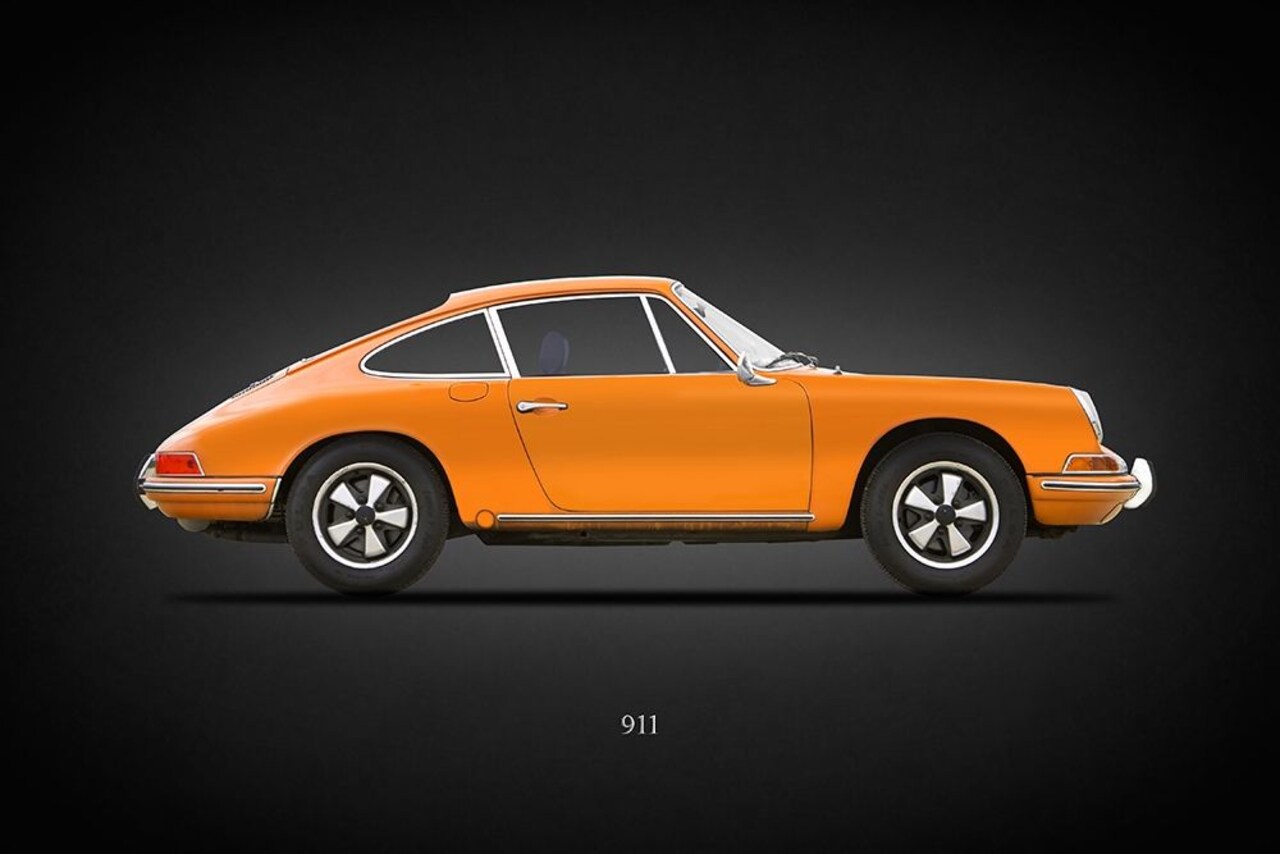 Porsche 911 1968 Poster Print by Mark Rogan # RGN115691